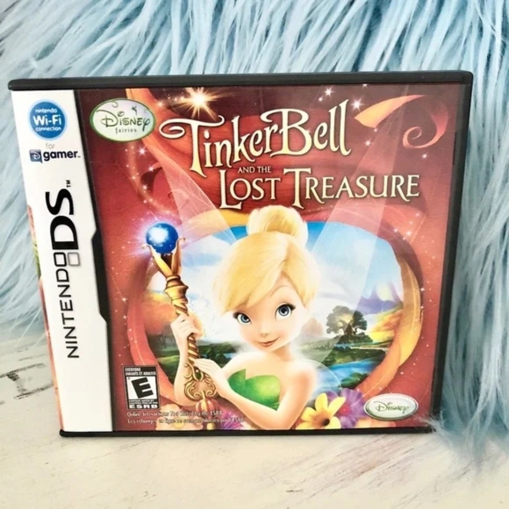 Nintendo DS Disney Tinkerbell And The Lost Treasure Game, With Instructions